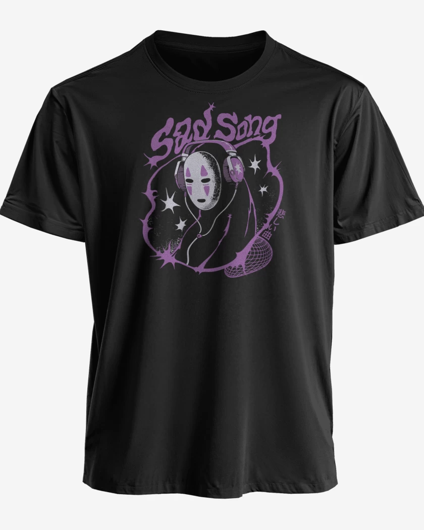 Polera premium Negro de Sad Song