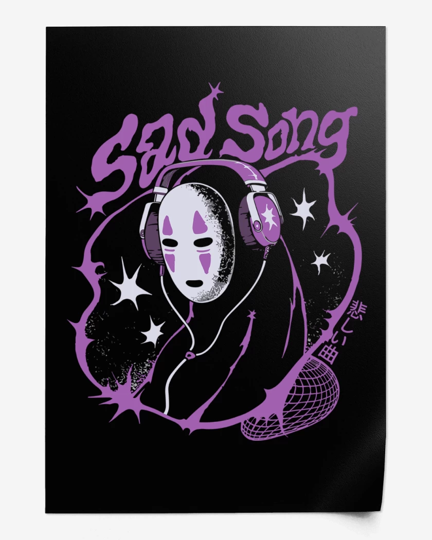 Print Sad Song