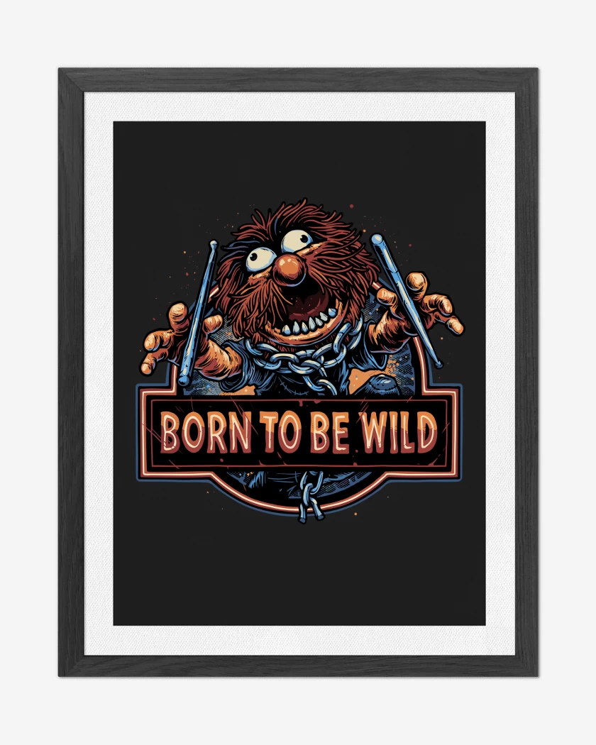 Cuadro decorativo Negro de Born to be Wild