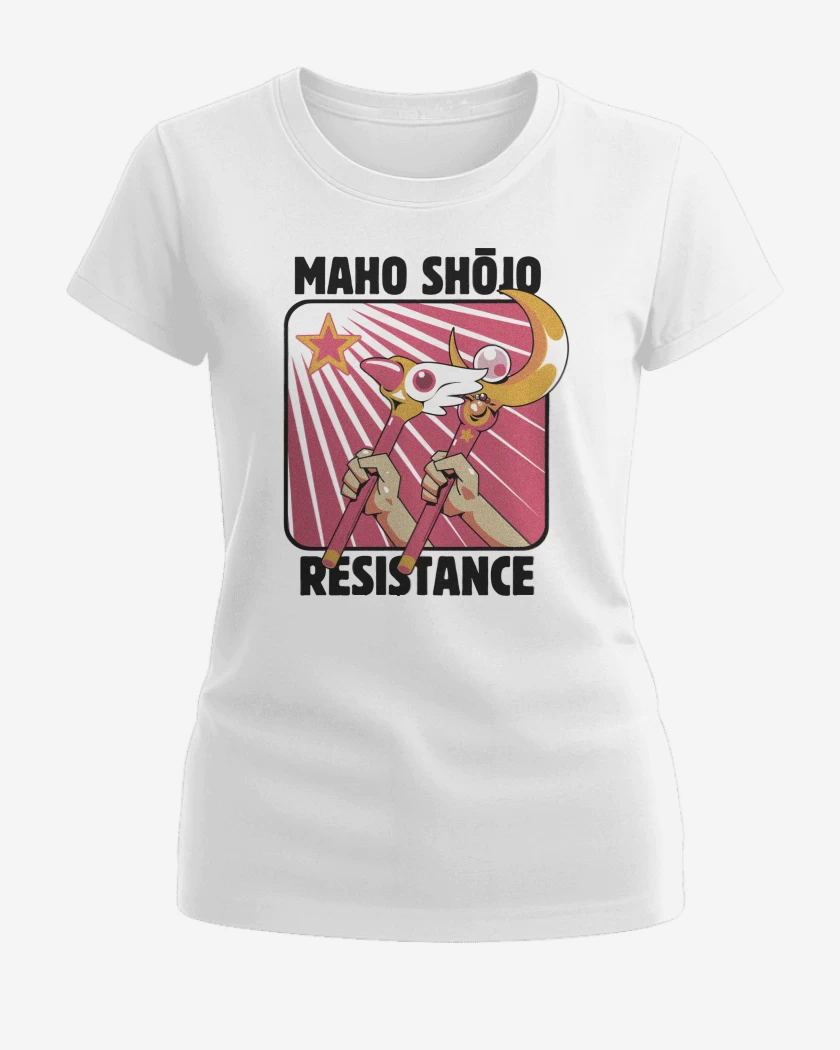 Polera de Mujer Blanco de Maho Shojo Card Captor