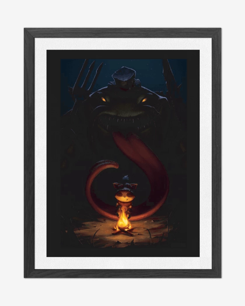 Cuadro decorativo Negro de Tahm Kench