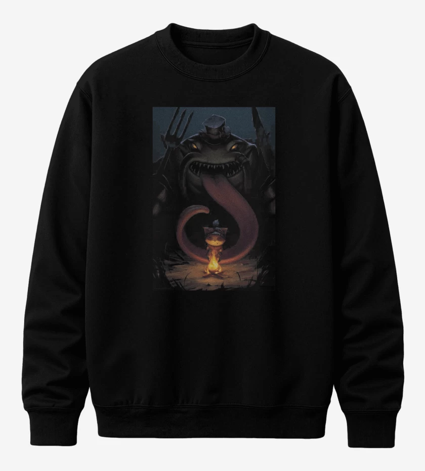 Poleron polo Negro de Tahm Kench