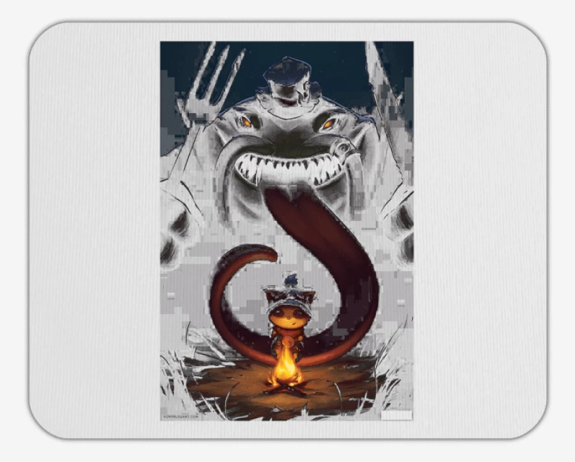 Mousepad Blanco de Tahm Kench