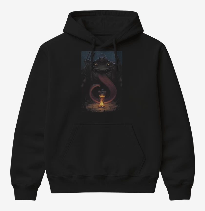 Poleron Canguro básico Negro de Tahm Kench