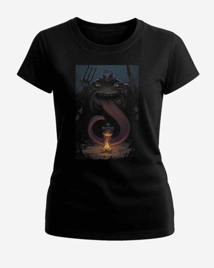 Polera de Mujer Negro de Tahm Kench