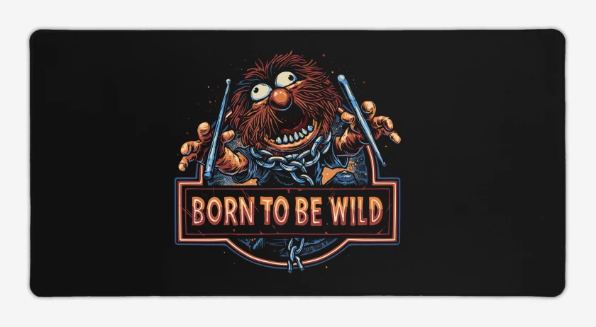 Mouse pad Gamer Negro de Born to be Wild N