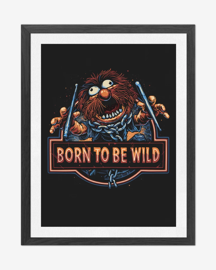 Cuadro decorativo Negro de Born to be Wild N