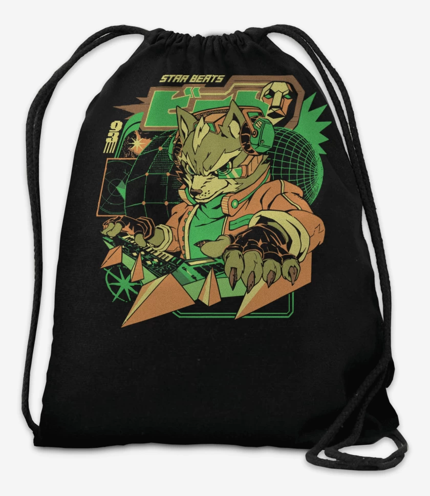 Mochila Negro de Star Fox Beats