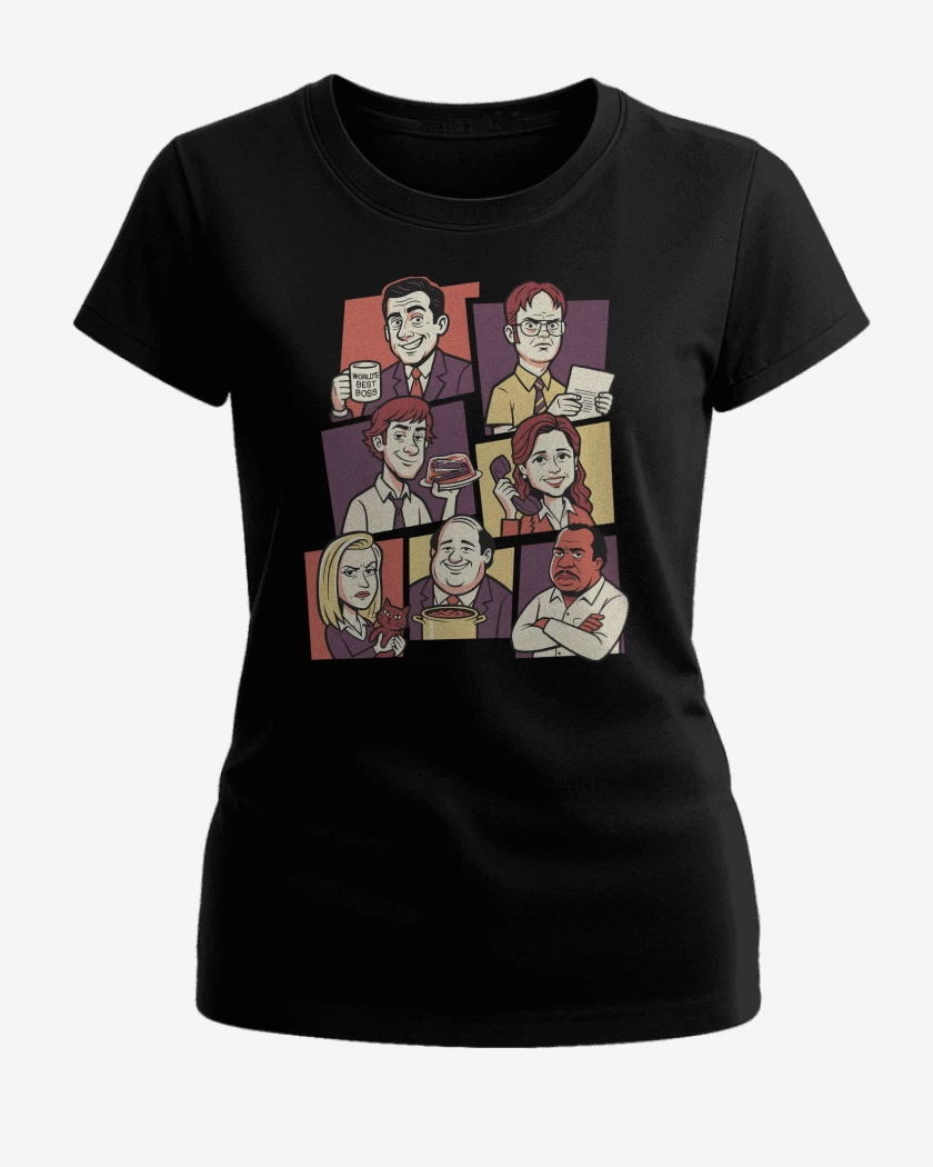 Polera de Mujer Negro de Oficinistas 