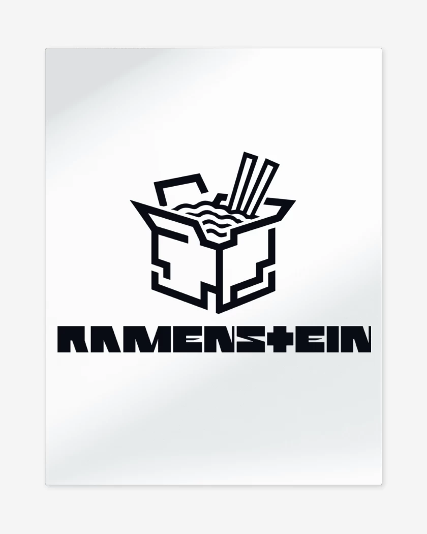 Print metalico Blanco de Ramenstein