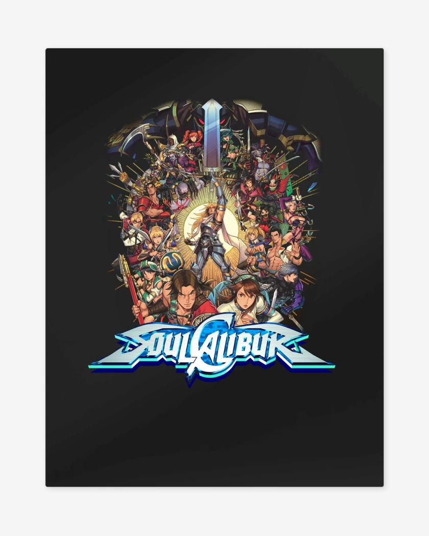Print metalico Negro de SoulCalibur