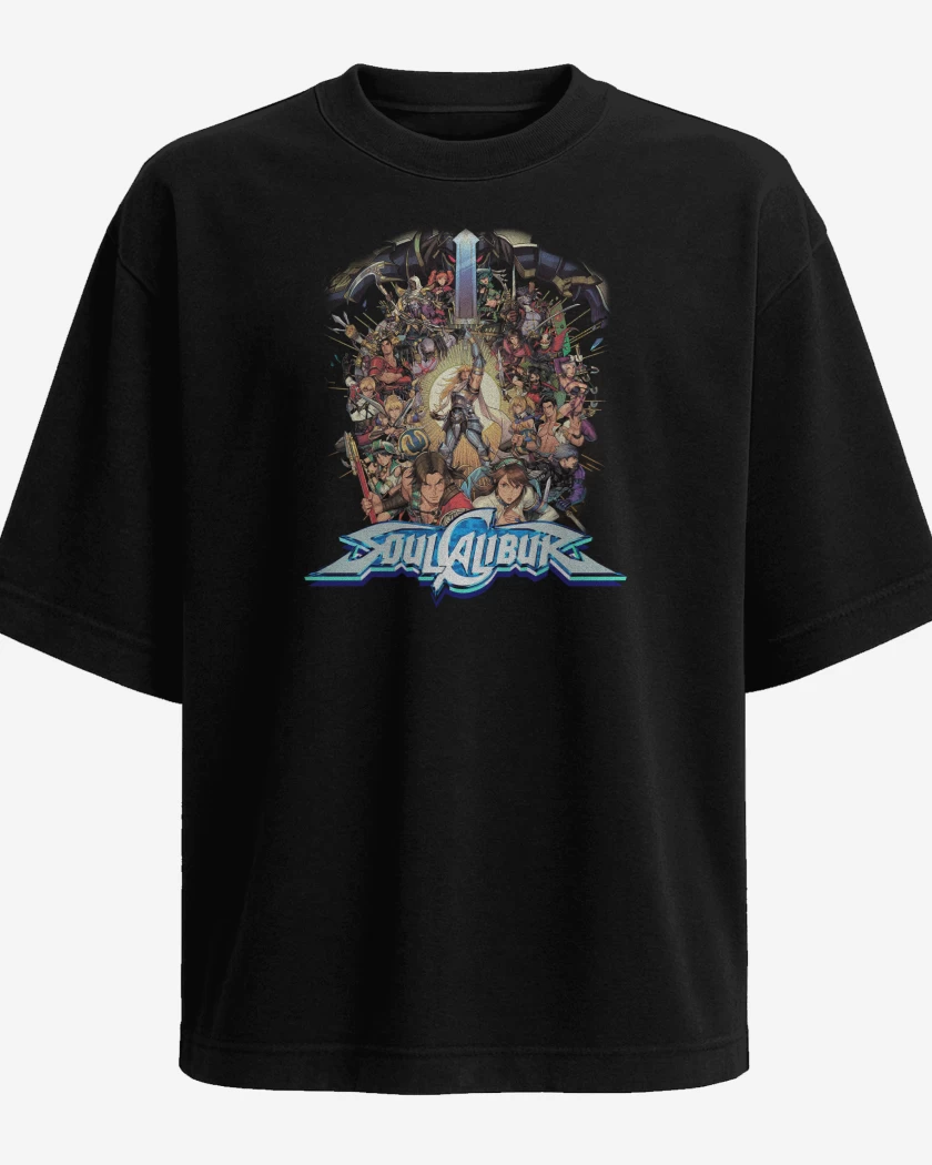 Polera Oversize Negro de SoulCalibur