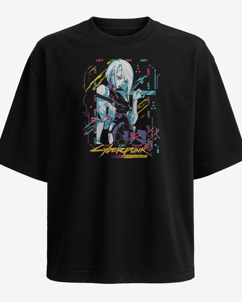 Polera Oversize Edgerunner Lucy