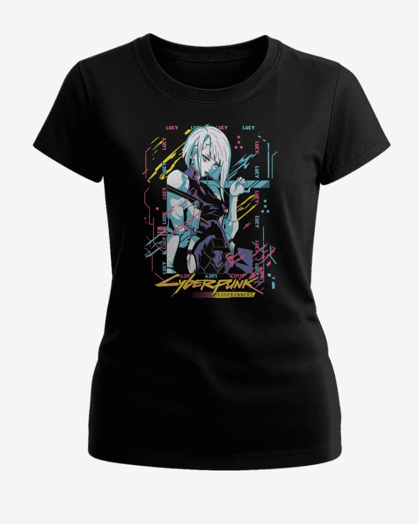 Polera de Mujer Negro de Edgerunner Lucy
