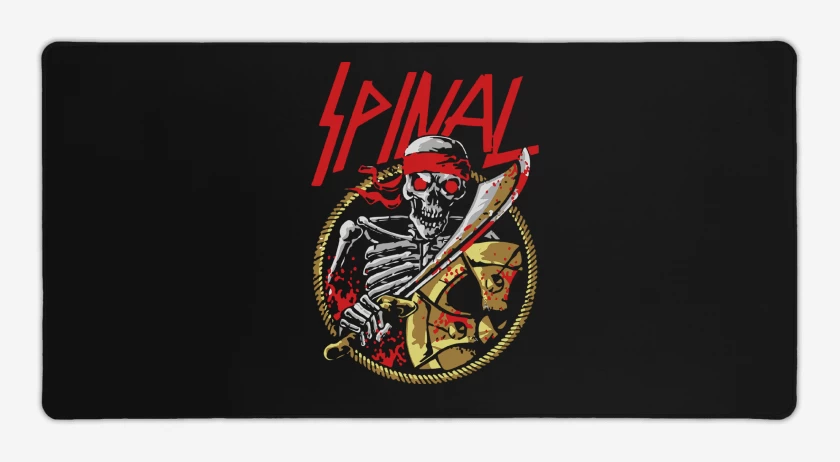 Mouse pad Gamer Negro de Killer Instinct Spinal