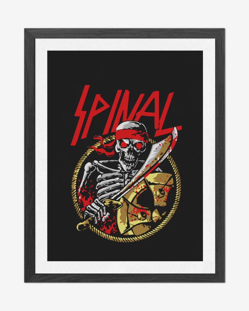 Cuadro decorativo Negro de Killer Instinct Spinal