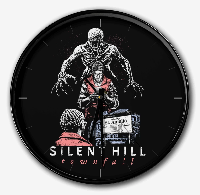 Reloj Negro de SILENT HILL Townfall