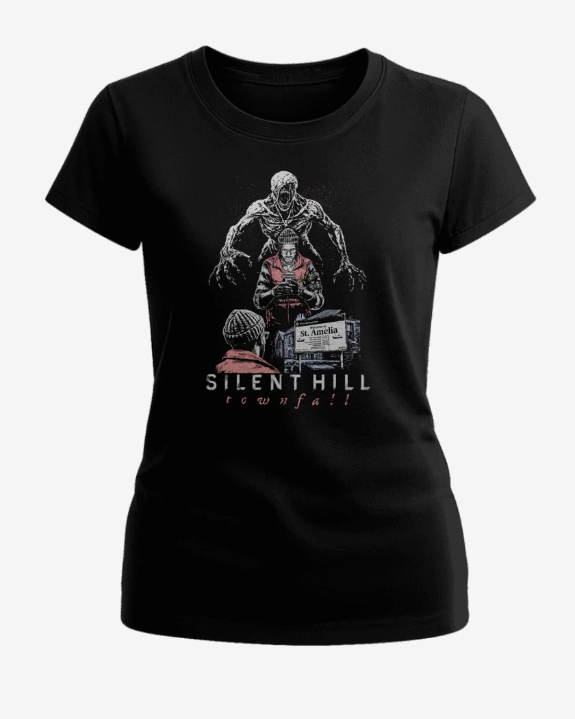 Polera de Mujer Negro de SILENT HILL Townfall