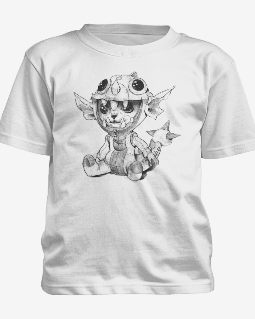 Polera de niño Blanco de Monito