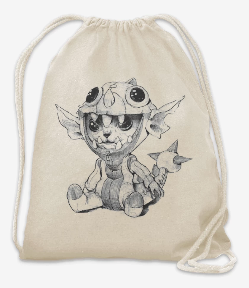 Mochila Blanco de Monito