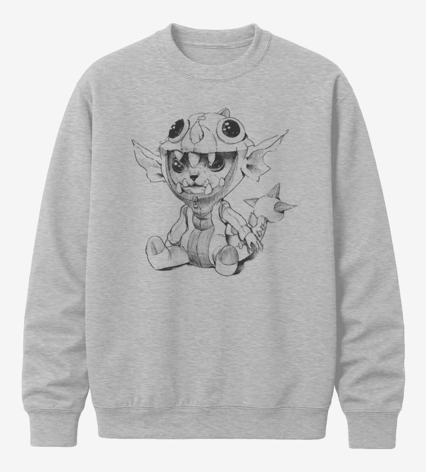 Poleron polo Gris Melange de Monito