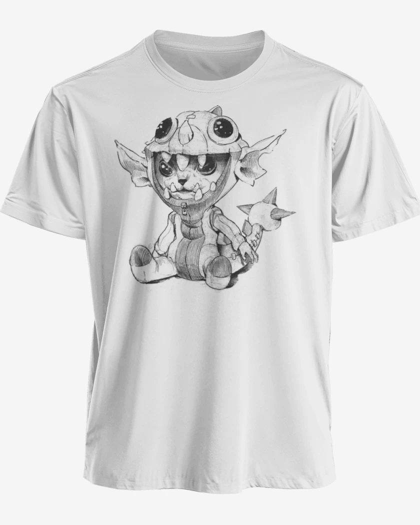 Polera premium Blanco de Monito