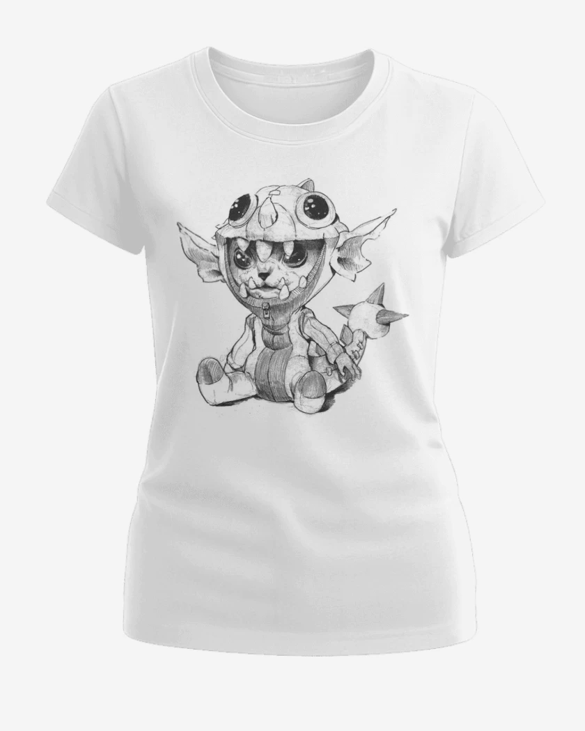 Polera de Mujer Blanco de Monito