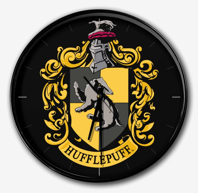 Reloj Negro de Escudo Huffle