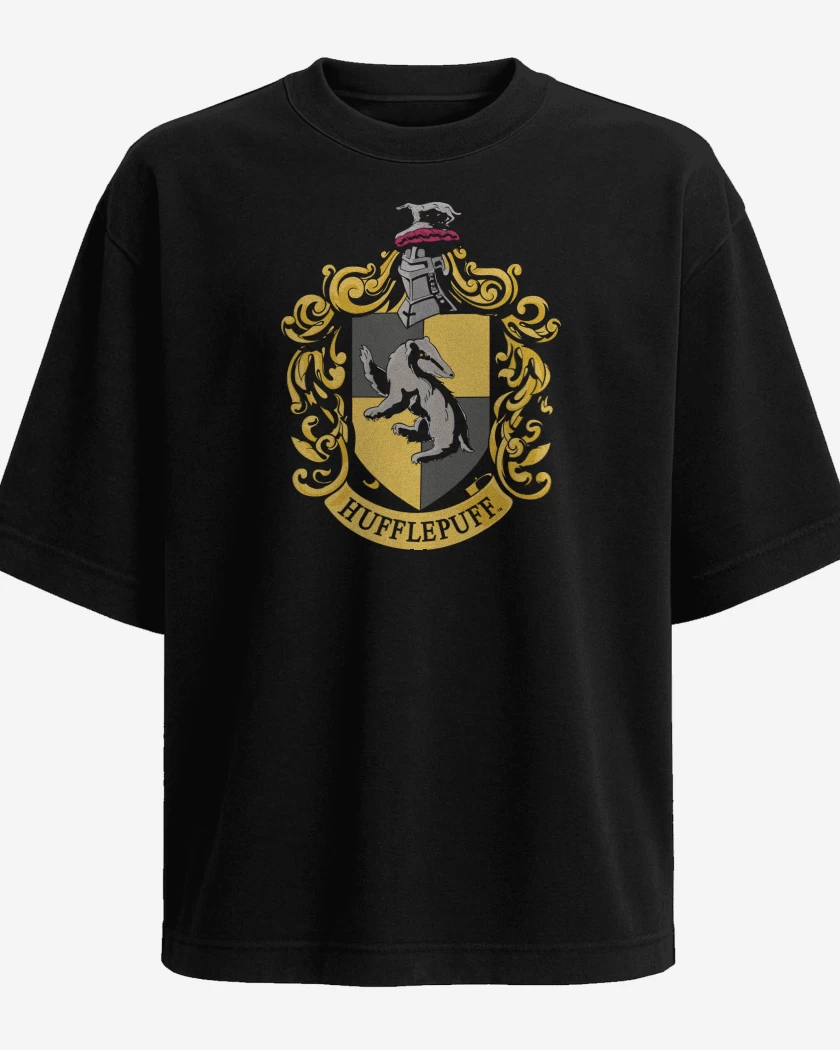 Polera Oversize Escudo Huffle