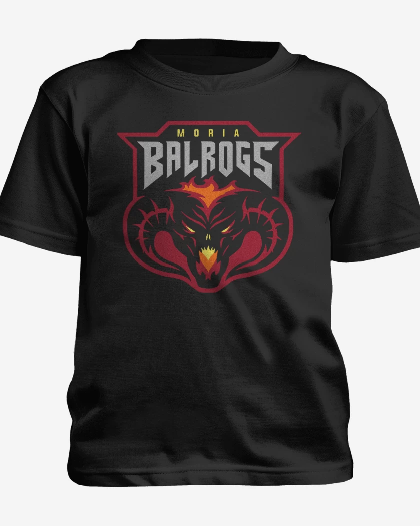 Polera de niño Negro de Balrogs