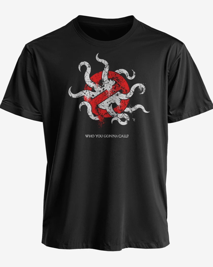 Polera premium Negro de Caza Monstruos