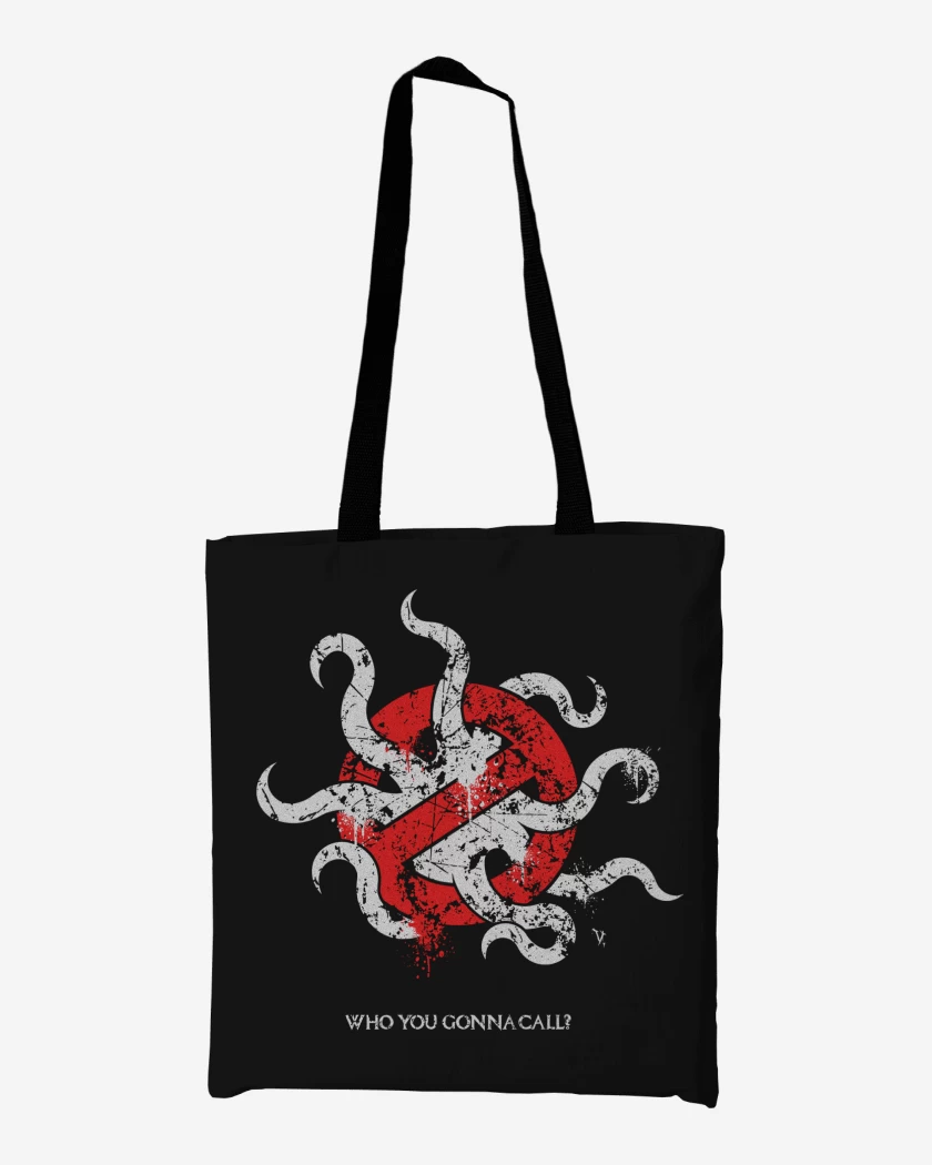 Totebag Negro de Caza Monstruos