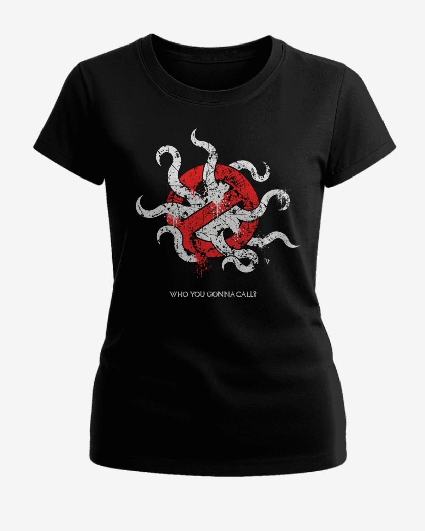 Polera de Mujer Negro de Caza Monstruos