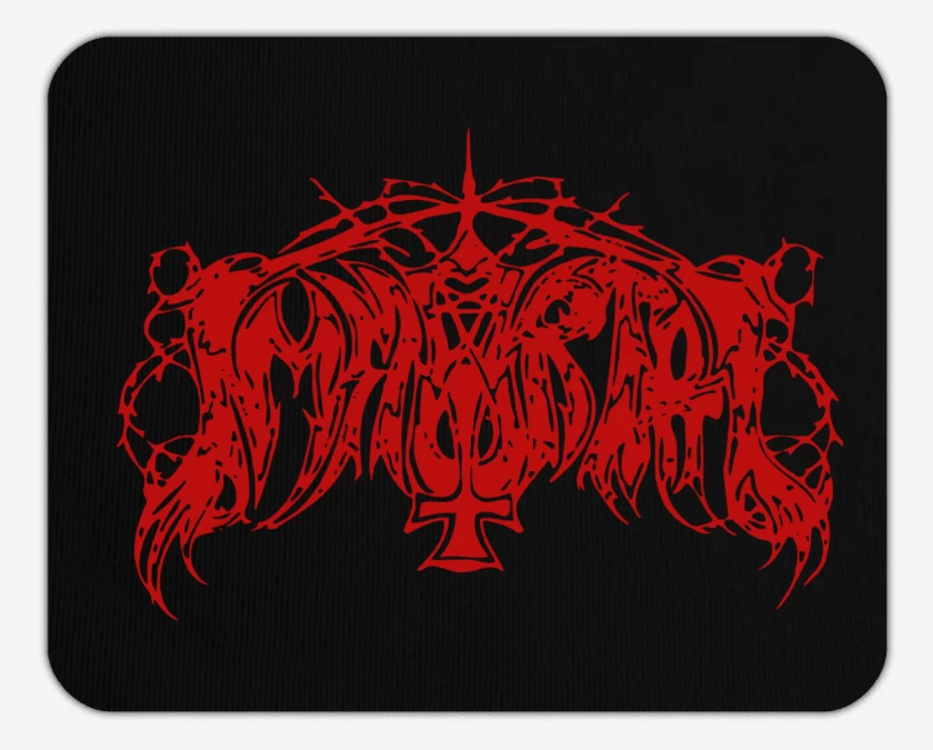 Mousepad Immortal Old Logo Rojo
