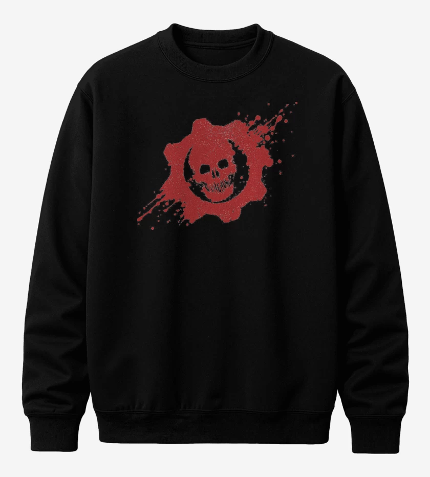 Poleron polo Negro de Gears of War Gear