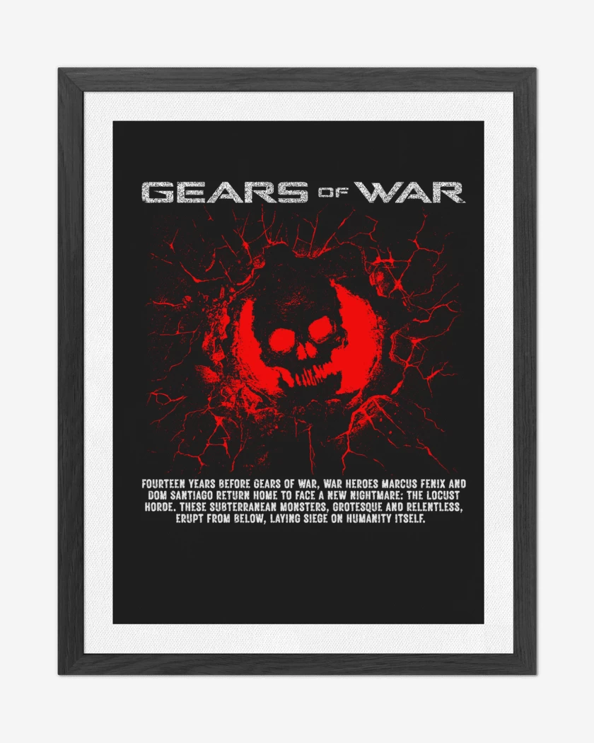 Cuadro decorativo E-Day Gear of War 