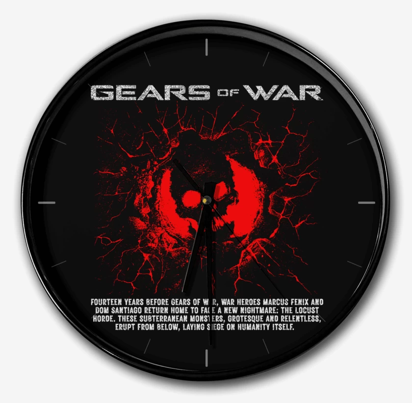 Reloj Negro de E-Day Gear of War 