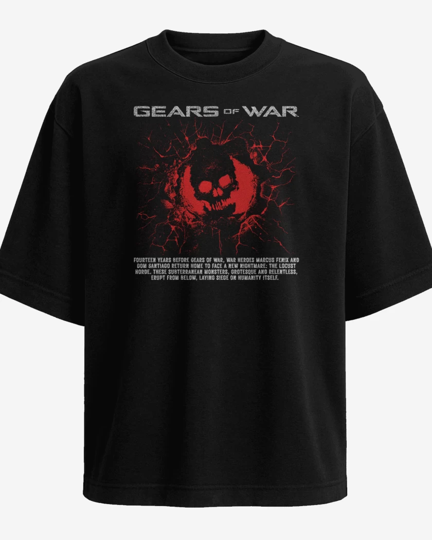 Polera Oversize E-Day Gear of War 