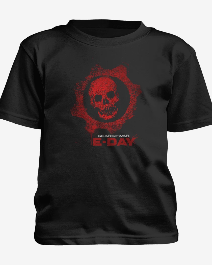 Polera de niño Negro de Gears of War E Day