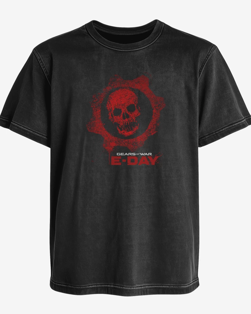 Polera desgastada Gears of War E Day