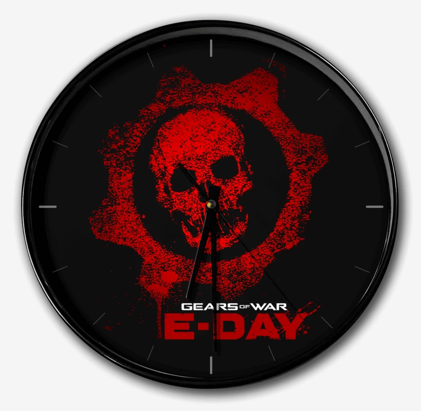 Reloj Negro de Gears of War E Day