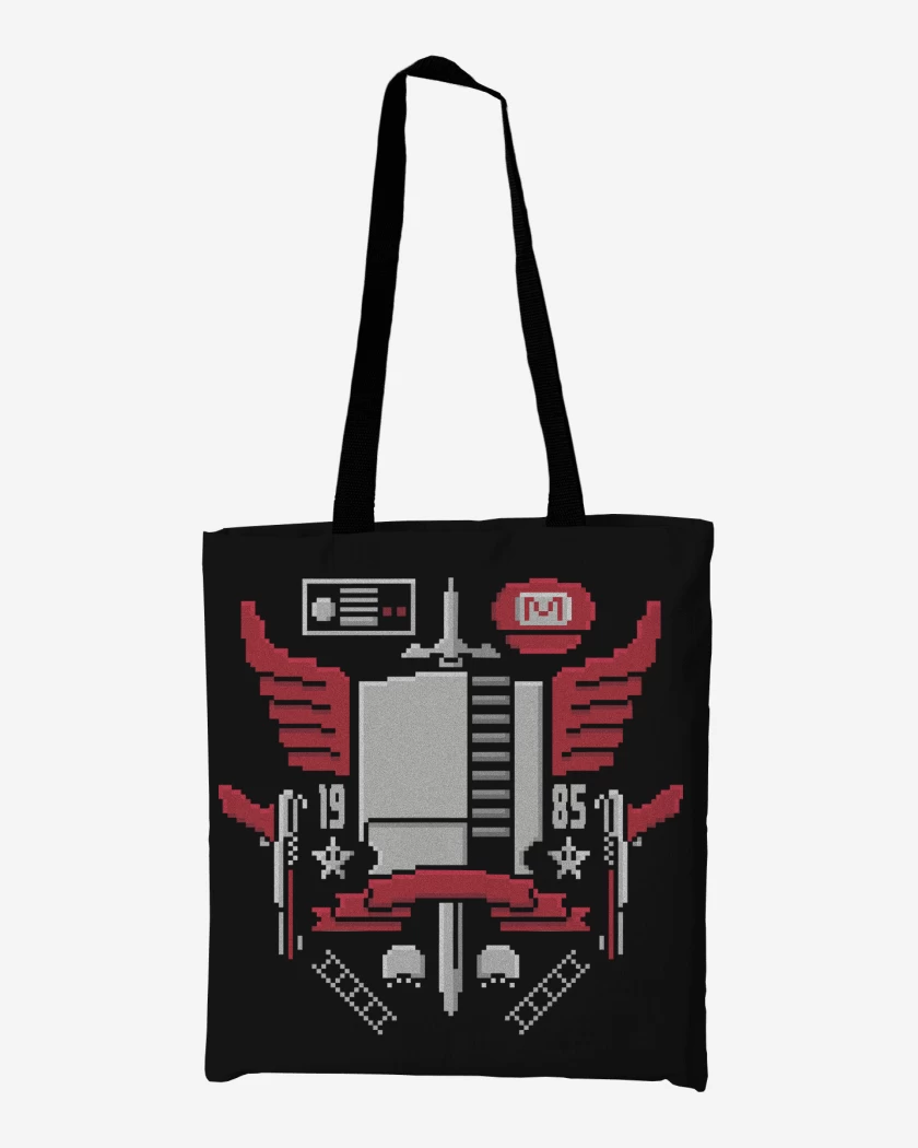 Totebag Negro de Pixel Power