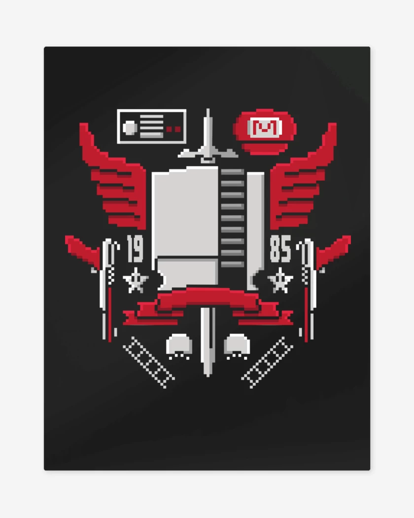 Print metalico Negro de Pixel Power