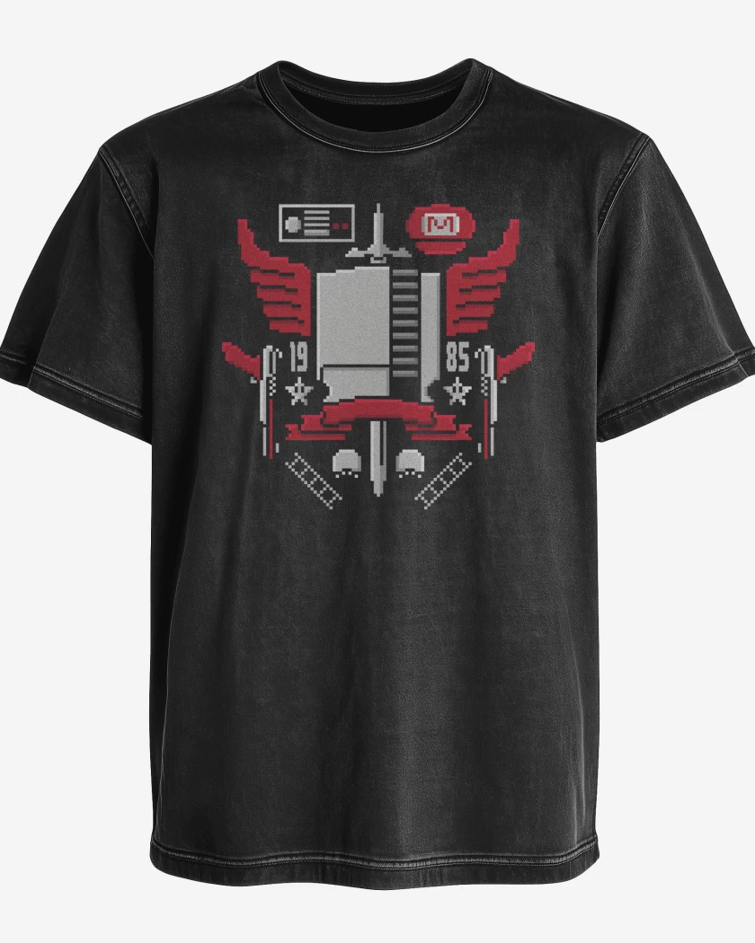 Polera desgastada Pixel Power