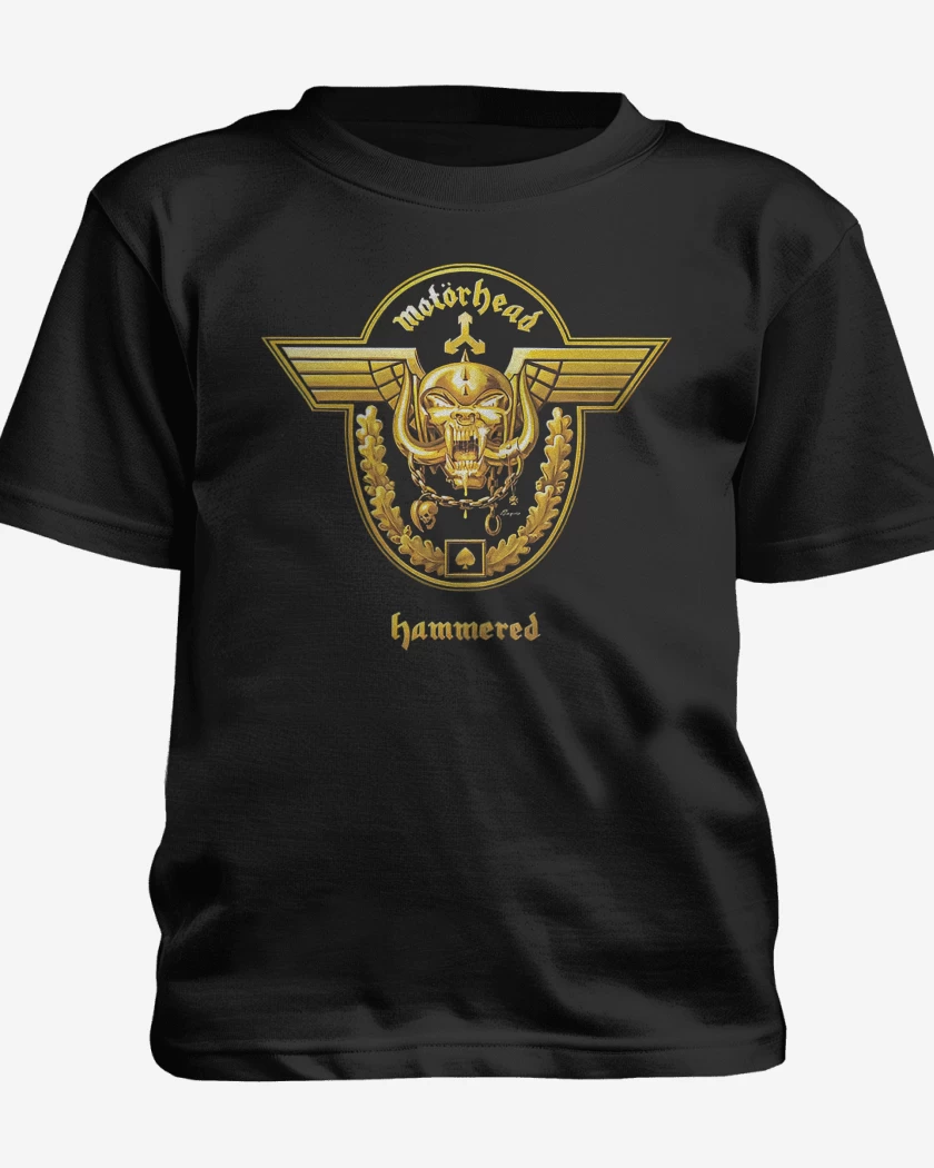 Polera de niño Negro de Motorhead Hammered 