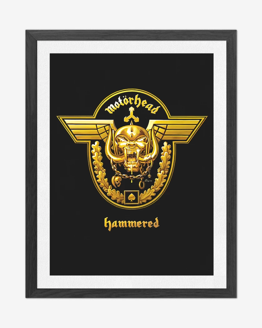 Cuadro decorativo Negro de Motorhead Hammered 