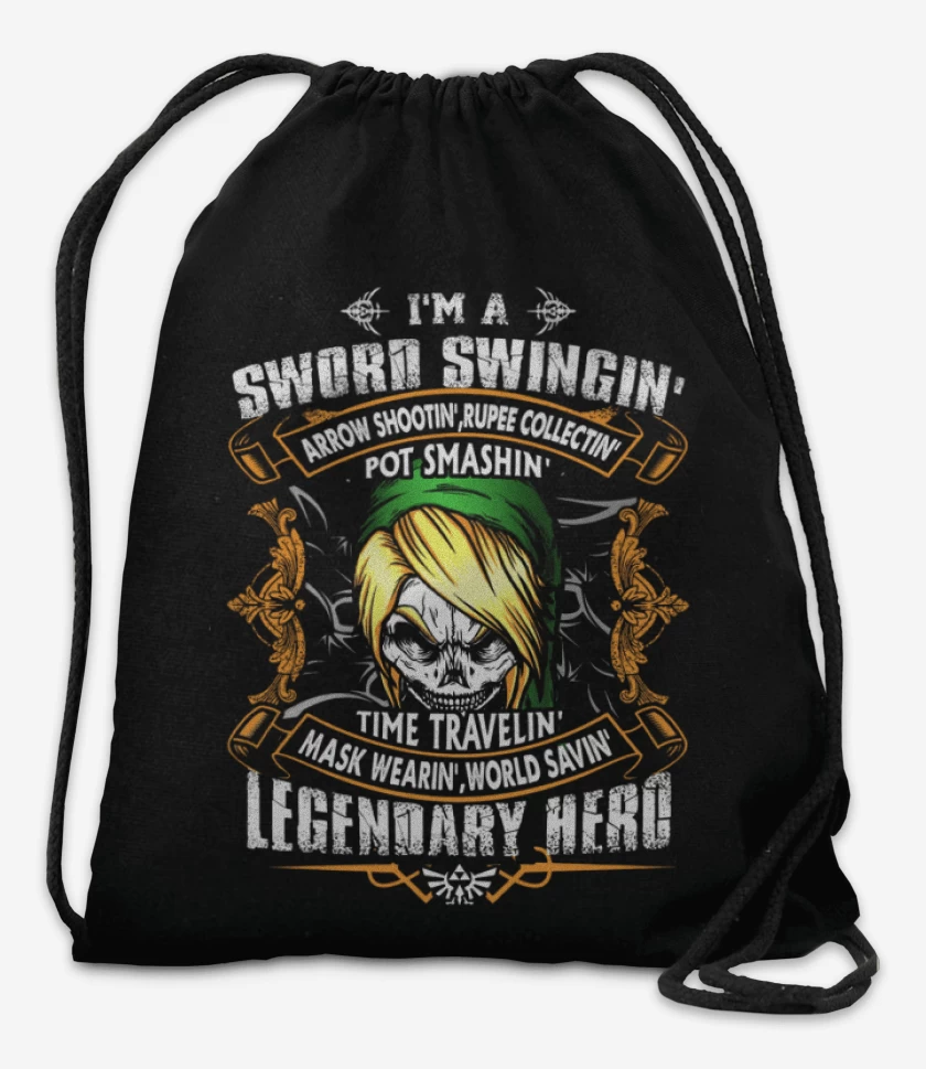 Mochila Negro de Sword Swingin