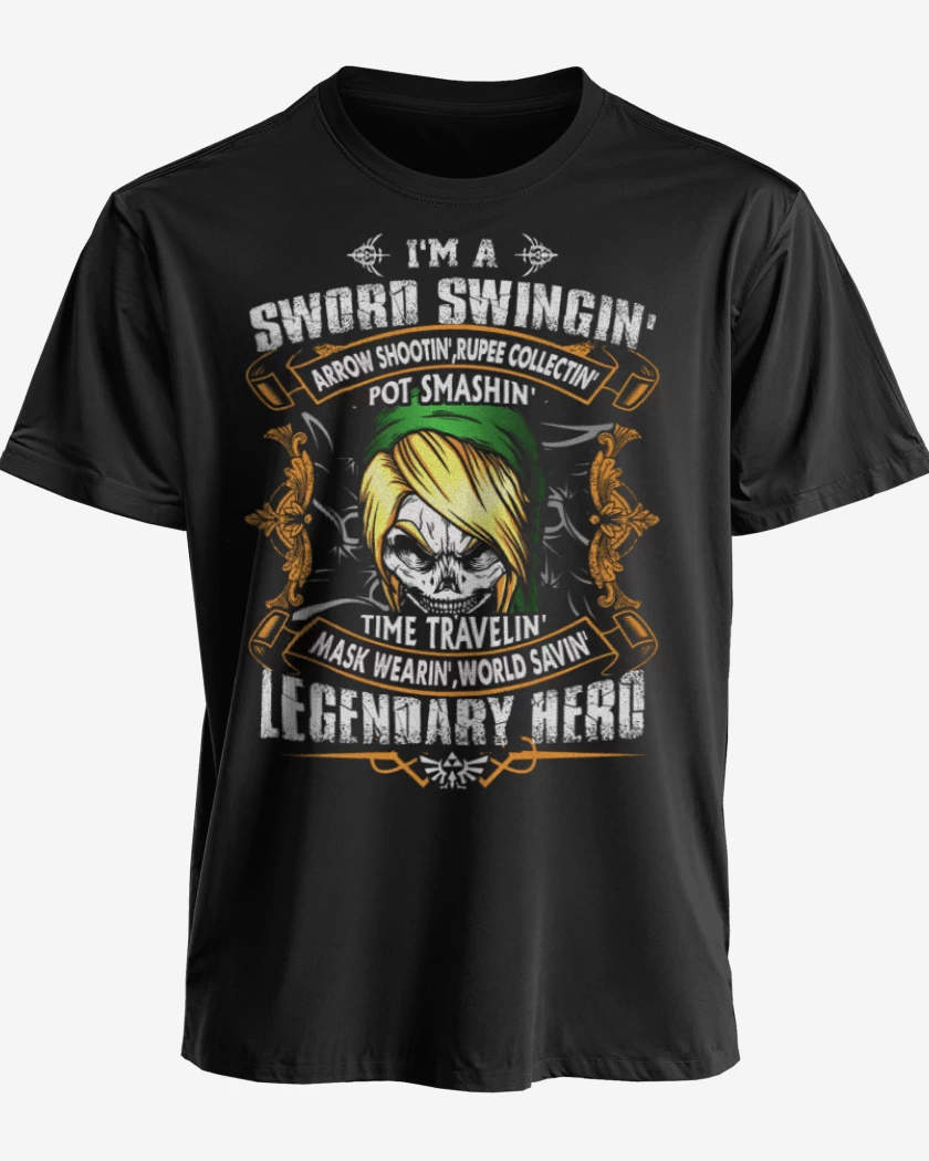 Polera premium Negro de Sword Swingin