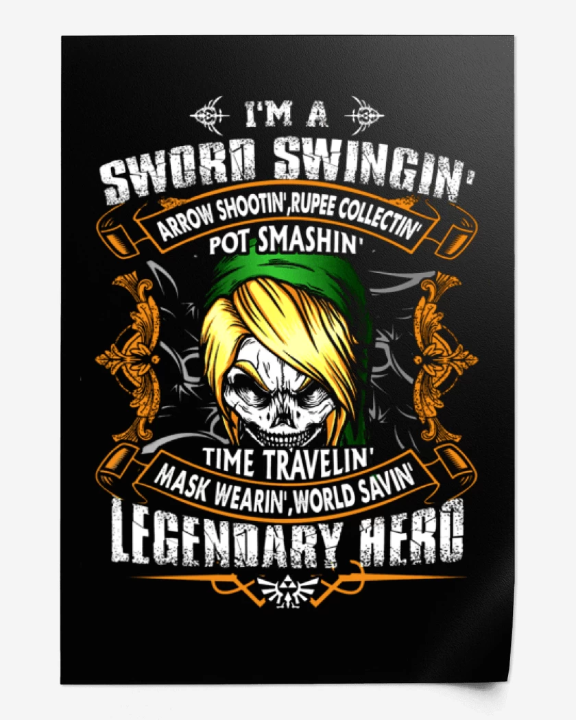 Print Sword Swingin