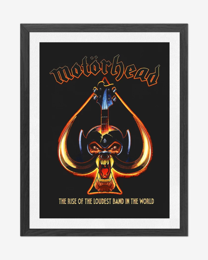 Cuadro decorativo Negro de Motorhead The Loudest Band